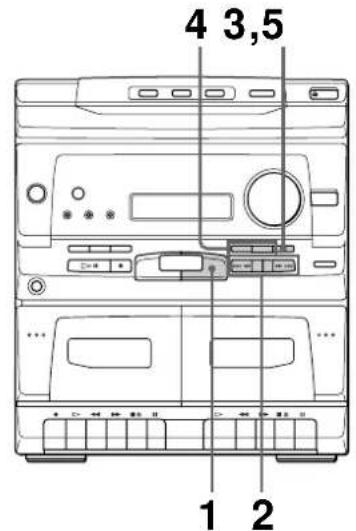 SONY MHCC20 - Paso 3: Memoración de emisoras de radiodifusión - 1