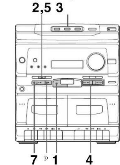 SONY MHCC20 - Programación de canciones de discos compactos - 1
