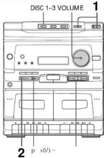 SONY MHCC20 - Lecture d'un CD - 1