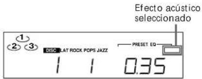 SONY MHCC20 - Para seleccionar las caractertificas del sonido - 1