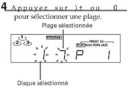 SONY MHCC20 - Programmation deplages de CD - 3