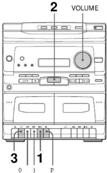SONY MHCC20 - Reproduccion de una cinta - 1