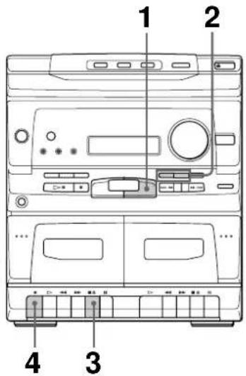 SONY MHCC20 - Enregistrement de la radio - 1