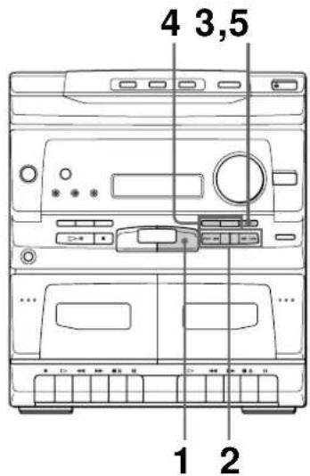 SONY MHCC20 - Etape 3: PréRéglages des stations de radio - 1