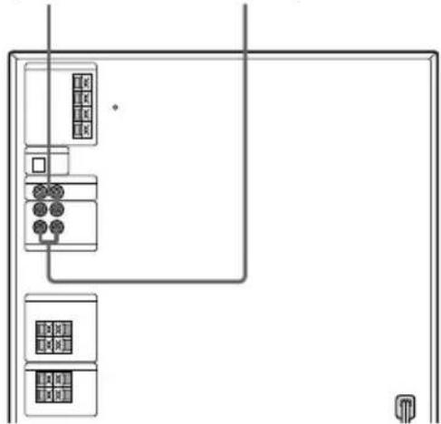 SONY LBTXB44 - Raccordement d'une platine MD en vue d'un enregistrement analogique (excepté sur LBT-D390/D790/G5500) - 1