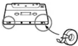 SONY LBTXB60 - Para proteger uma cassete - 2