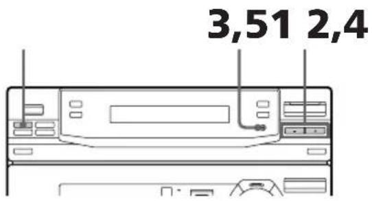 SONY LBTXB60 - Passo 2: Acertar o relógio - 1