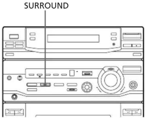 SONY LBTXB66 - Activation de l'effet spatial - 1