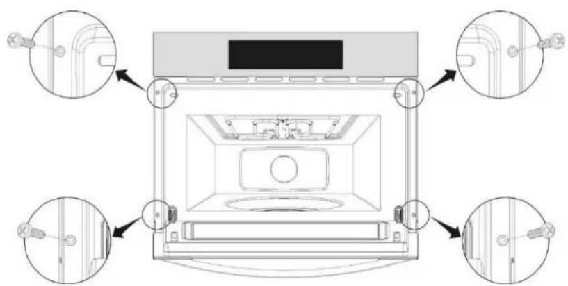 M-SYSTEM MCM 450 - Dimensions pour l'installation du four / Afmetingen voor installmentie - 2