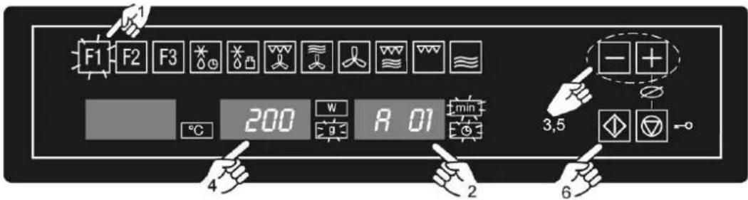 BERTAZZONI F45CONMOW - Fonction Speciale P1: Chauffer des aliments - 1