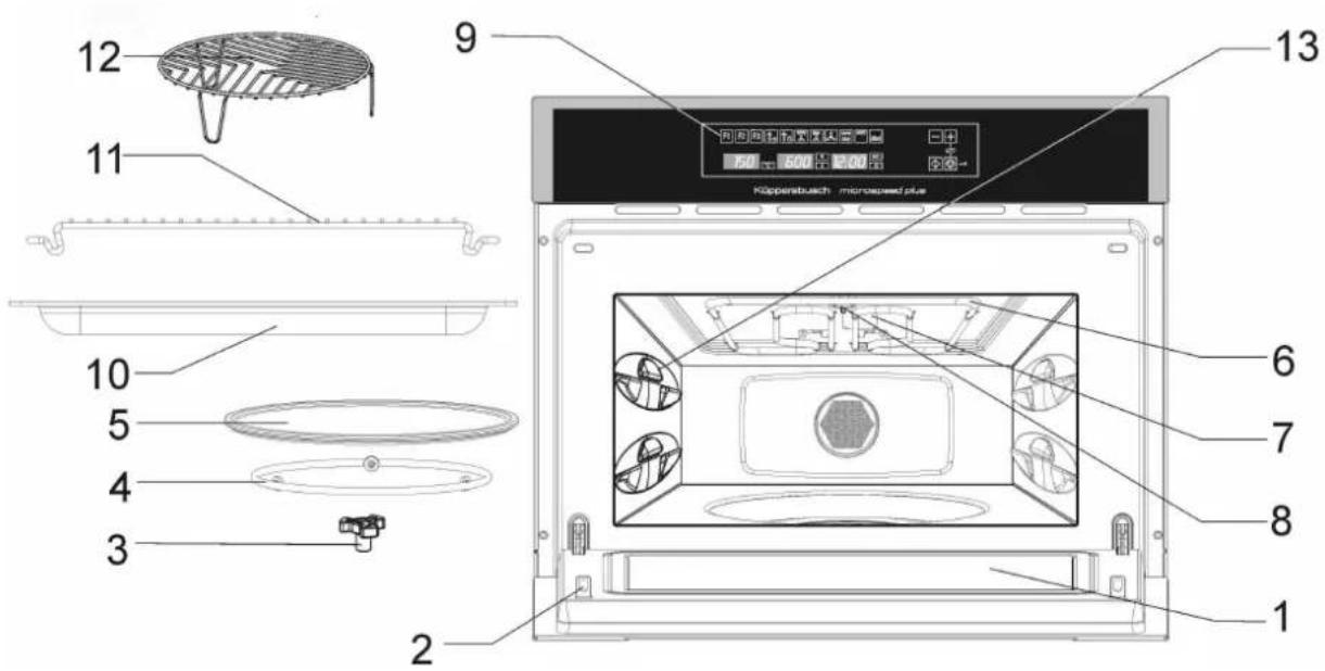 BERTAZZONI F45CONMOW - Description du four - 1