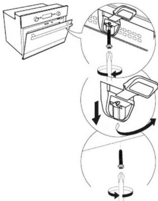 IKEA EXEMPLARISK Faktum - Dispositif de sécurité de la porte du four - 2