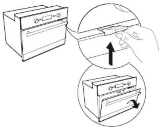 IKEA EXEMPLARISK Faktum - Dispositif de sécurité de la porte du four - 1
