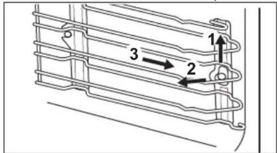 PROGRESS PCM43100X - Retrait des supports de grille - 1