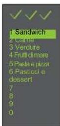 ACP AXP22 - III.Modificare/aggiungere un nombre nel Menu Voci - 1