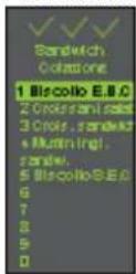 ACP AXP22 - III.Modificare/aggiungere un nombre nel Menu Voci - 3