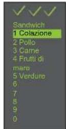 ACP AXP22 - III.Modificare/aggiungere un nombre nel Menu Voci - 2