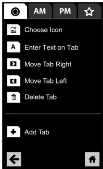 ACP MXP5221T - Modifiez manuellement un onglet de recette existant - 5
