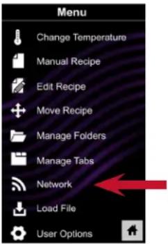 ACP MXP5221T - Transférer les informations des recette via Ethernet/Wi-Fi : - 2