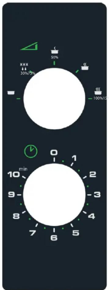 ACP MFS18TS - Changement de la durée de cuisson et de la puissance/annulation des erreurs - 1