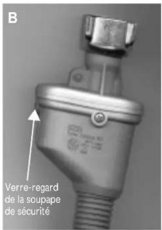 POLAR PFL 1005 - Nettoyage du filtre situé dans le(s) tuyau(x) d'arrivée d'eau - 2