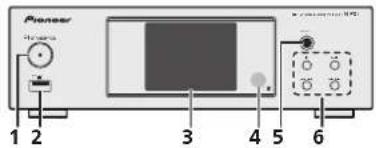 PIONEER XNP02DAB - Panneau avant - 1