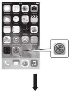 PIONEER XNP02DAB - Accédez aux paramètres via l'écran de votre l'iPhone/iPod touch/iPad. - 1