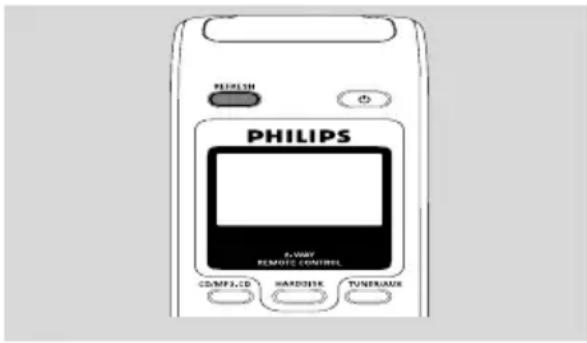 PHILIPS WAC700 - Utiliser la télécommande du Centre - 1