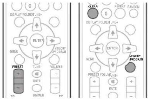 PIONEER XSMC01DAB - Mémorisation des stations - 1