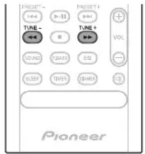 PIONEER XHM26D - Прослшване перадач FM-Диana30ha (Toько Дя ebронickx moDEн)/Прослшванe перадaч FM-Ин AM-Диana30ha (Toько Дя moDEн дя Северно Amepnkn) - 2