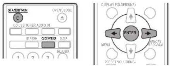 PIONEER XHM21DAB - Impostazione dell'orologio - 1