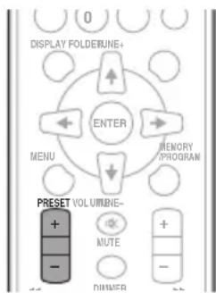PIONEER XHM21DAB - Mémorisation des présélections de stations - 1