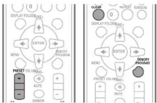 PIONEER XHM11DAB - Speichern von Radiosendern - 1