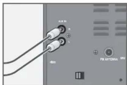 GRUNDIG Cirflexx UMS 5400 DEC - Raccordement d'un apparéil externe - 1