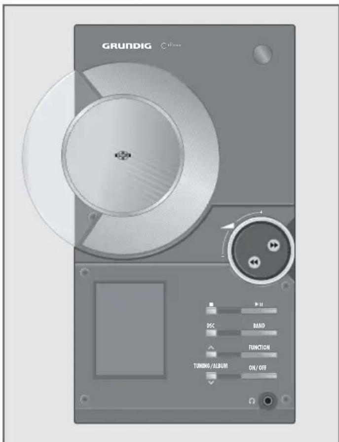 GRUNDIG Cirflexx UMS 5400 DEC - Commandes de la chaine hi-fi - 1