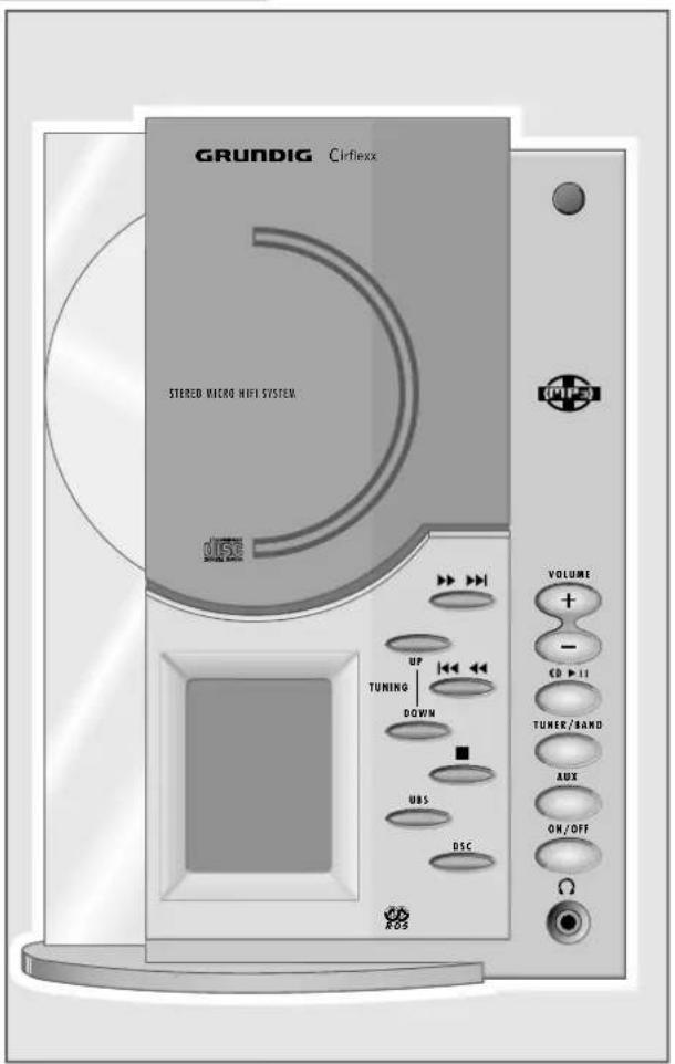 GRUNDIG Cirflexx UMS 4201 SPCD - Commandes de la chaine hi-fi - 1