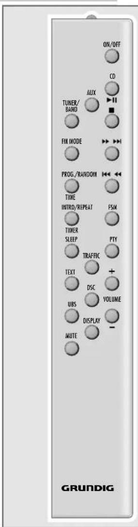 GRUNDIG Cirflexx UMS 4201 SPCD - Telekommande - 2
