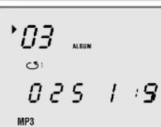 GRUNDIG Cirflexx UMS 4201 SPCD - Répétition de tous les fichiers d'un album (Repeat Album) (MP3 uniquement) - 1