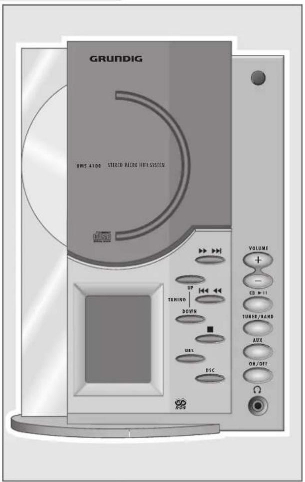 GRUNDIG Cirflexx UMS 4100 - Éléments de commande de la chaîne stéréo - 1