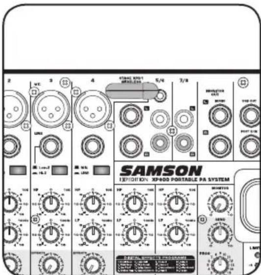 SAMSON Expedition XP800 - Système sans fil de scène XPD1 (en option) - 2
