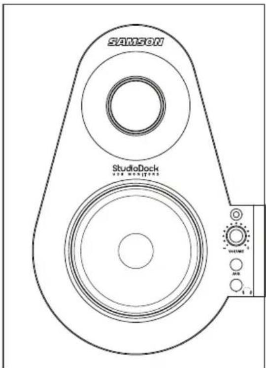 SAMSON StudioDock 3i - I Componenti del Pannello Frontale - 1