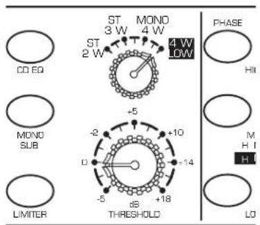SAMSON S.3way - CONFIGURATION MONO 4 VOIES POUR SUBWOOFERS (MONO 4-WAY LOW) - 2