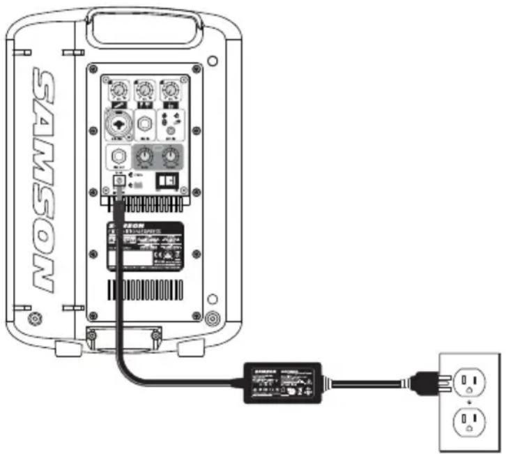 SAMSON Expedition Express - Para cargar la batería: - 1