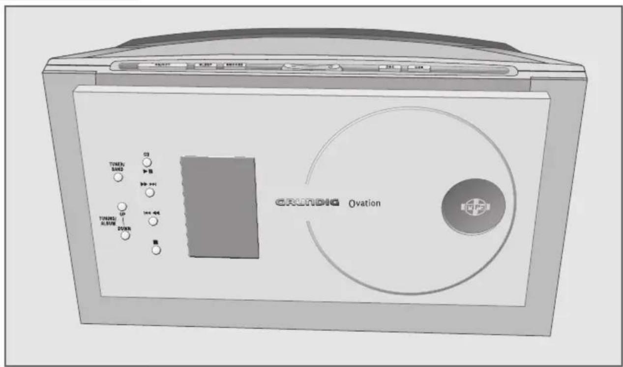 GRUNDIG Ovation CDS 6580 A SPCD - Commandes de la chaine hi-fi - 1