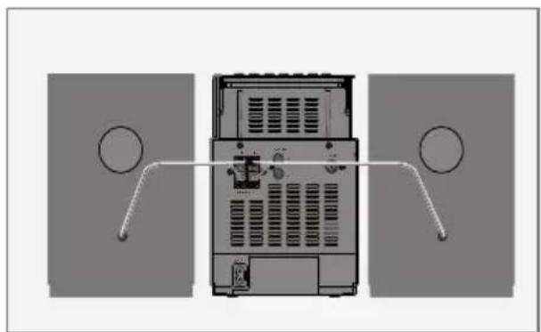 GRUNDIG MS 520 - Branchement des haut-parleurs - 1