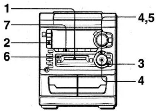 AIWA XRH33MD - RECORDING THREE CDS CONTINUOUSLY - 1