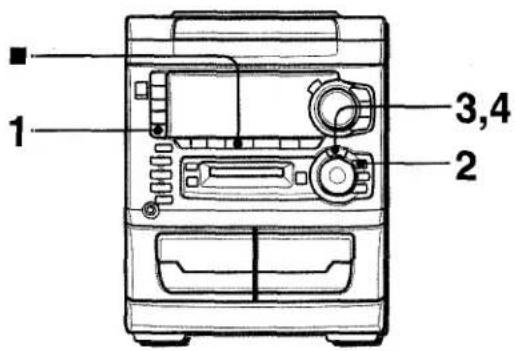 AIWA XRH33MD - ERASING ALL TRACKS ON A DISC - 1