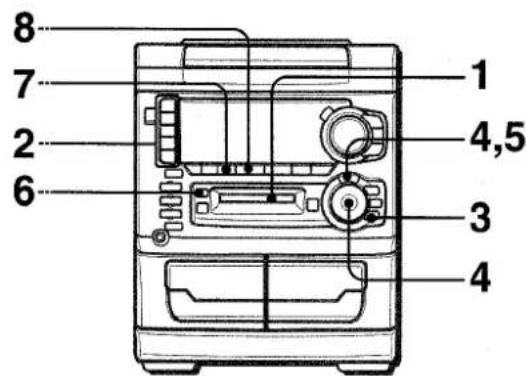 AIWA XRH33MD - RECORDING FROM A TAPE, THE RADIO OR CONNECTED EQUIPMENT - 1