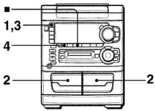 AIWA XRH33MD - COPIADO MANUAL DE UNA CINTA - 1