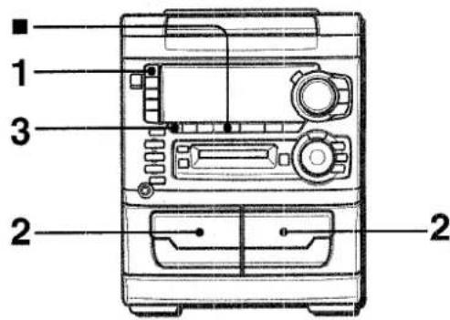 AIWA XRH33MD - DUPLICATION DE LA TOTALTE D'UNE CASSETTE - 1